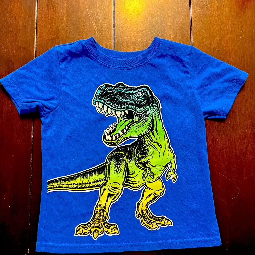 Blue T. rex shirt